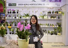 Emily Ko van Greenworld, een Taiwanese producent van weefselkweek.