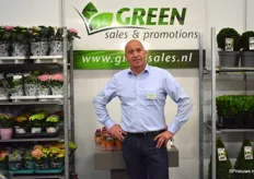 Rob Batist van Green Sales en Promotions stond weer op de bres voor zijn kwekers.