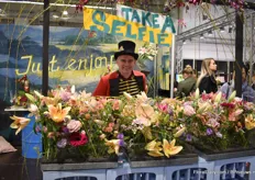 John Elstgeest of Flower Circus was also at the show.