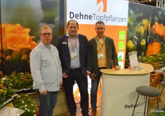Stefan Oberschelp, Lars Dehne en Weber Bernd van de Duitse kwekerij Dehne Topfpflanzen.  Weber Bernd is onlangs het verkoopteam komen versterken.