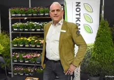Jan Marijnis van RFH stond op de beurs voor zijn kwekers. Jan is gespecialiseerd in boomkwekerijproducten en stond op de beurs voor: Jack van Hassel, Van Santen Garden Plant, Notkamp Boomkwekerijen en Jacoba Nurseries.